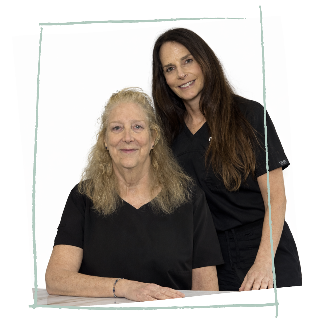 Image of PGWLA staff members Tansy and Rene ready to assist you with your 2026 health goals